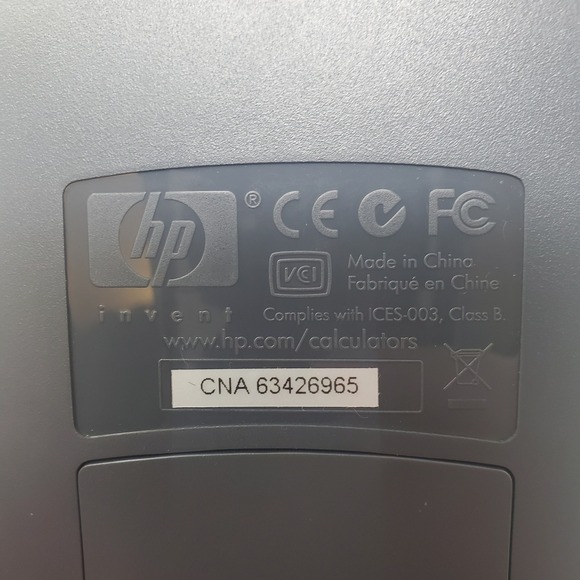 HP 10BII Financial Calculator with Protective Leather Case - Picture 4 of 4